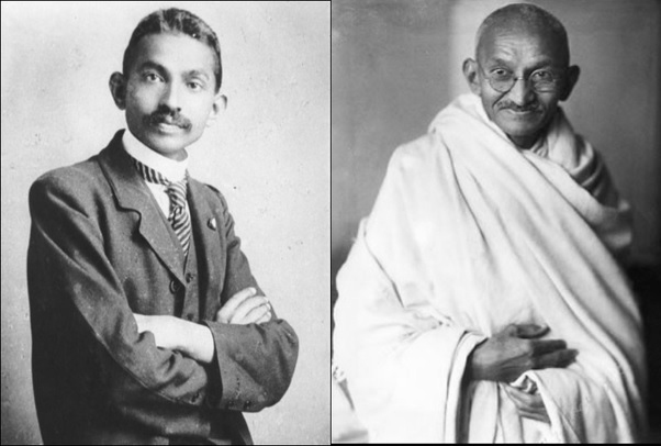 Mahatma Gandhi – young/old