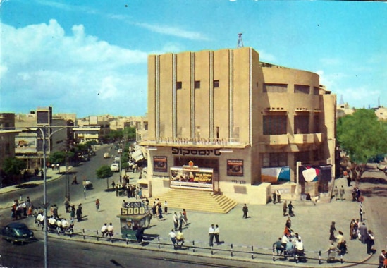 שכונת "קריית מאיר" ב-1935 - במהלך הבנייה