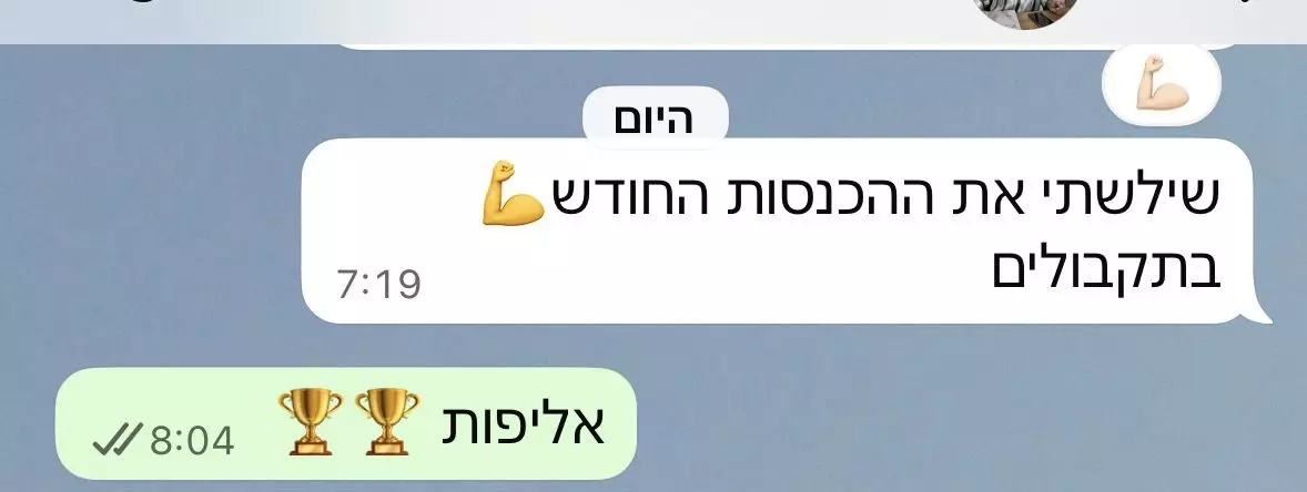 הודעת וואטסאפ — המלצה 7