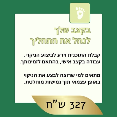 נקוי כבד בקצב שלך 